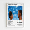 Canvas art poster featuring Drake's album art for Her Loss, displayed as hip hop wall decor.