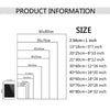 Diagram showing various sizes of a canvas print, including 60x80cm and 50x70cm dimensions.
