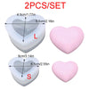 Heart-Shaped Silicone Candle Mold for DIY Crafts
