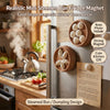 Realistic mini steamer bun and dumpling magnetic sticker for home decor