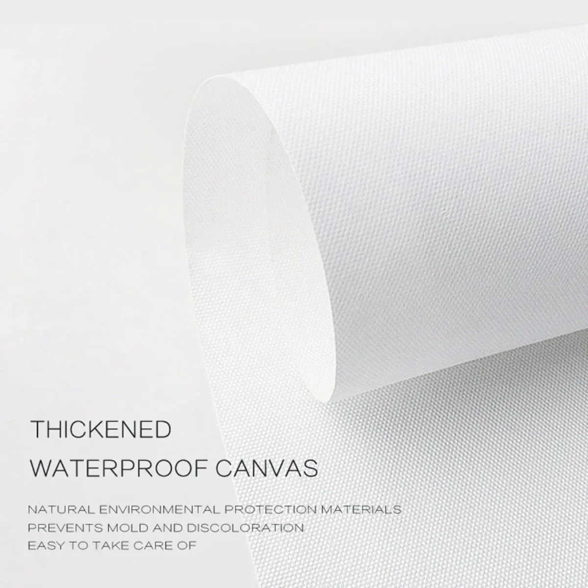 Roll of thickened waterproof canvas material used for wall art