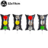 Race Car Birthday Party Balloon Decoration Set with Traffic Lights, Cones & Checkered Flags