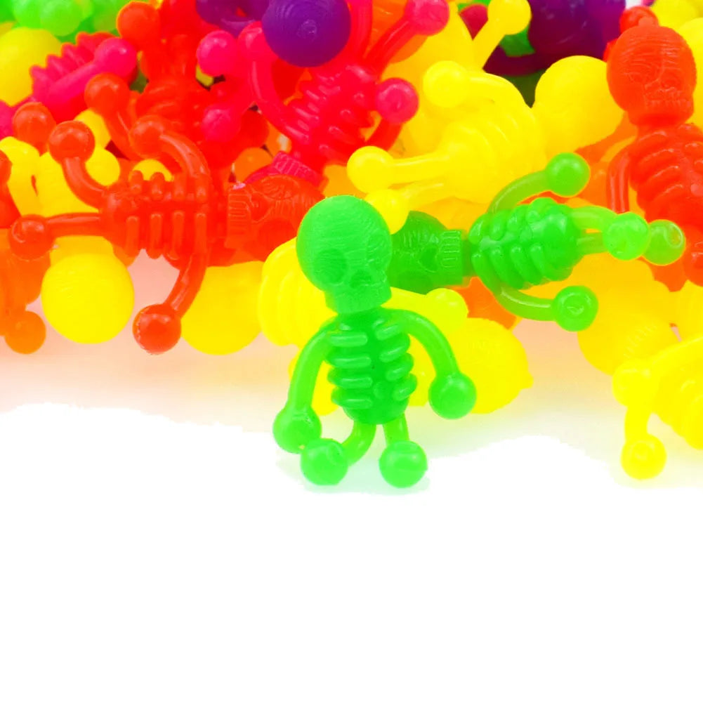 Mini Skeleton Zombie Figurines - Fun Halloween Party Favors