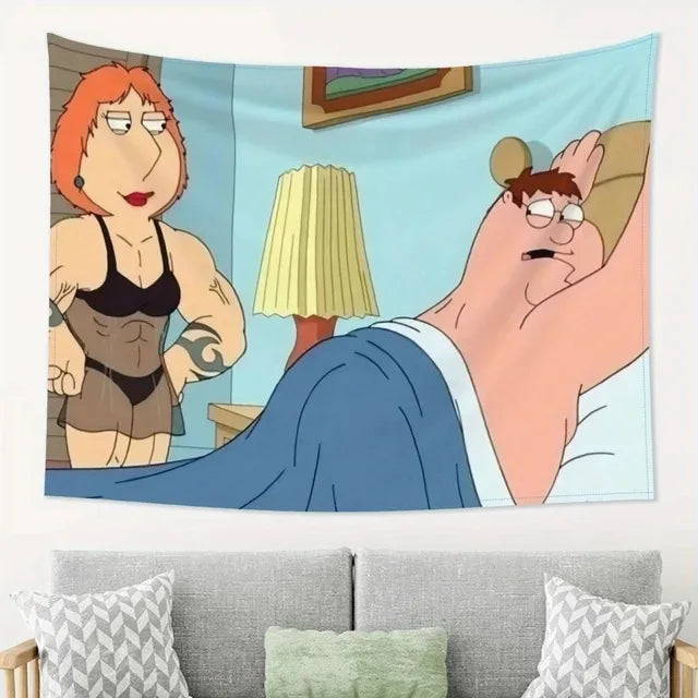 Family Guy Peter Griffin Meme Tapestry Wall Hanging