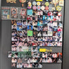 A collection of magnetic photo kits featuring various portraits and scenes on clear acrylic for DIY crafting.