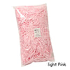 Bag of light pink crinkle paper shreds for gift boxes and party decor