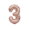 Large Red Number Foil Balloon for Birthday and Anniversary Decor