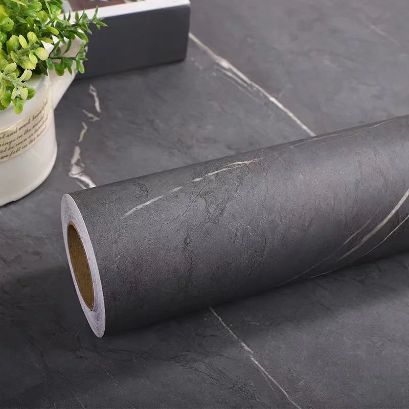 Self-Adhesive Matte Marble Wallpaper for Kitchen, Cabinets & Countertops