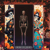 Day of the Dead Sugar Skull Door Banners – Set of 2