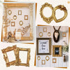 Vintage Baroque Resin Picture Frame Set