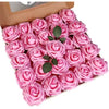 Artificial Foam Roses with Stems for Wedding & Home Décor