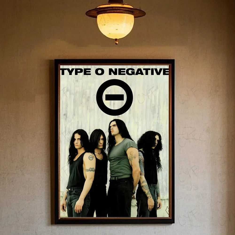 Type O Negative Band Poster – HD Art Print for Walls