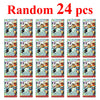 A collection of 24 blind box figures depicting various animals at an animal hospital.
