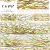 Ruban adhésif vert naturel pour le paysage, affichant diverses textures et applications