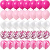 Rose Pink Metallic Latex Balloons for Parties & Celebrations
