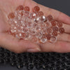 Crystal-Look Acrylic Round Beads for Crafts and Decor