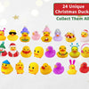 24-Day Christmas Rubber Duck Advent Calendar