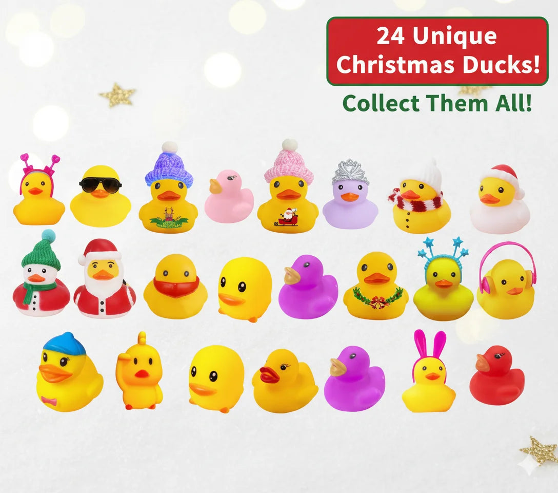 24-Day Christmas Rubber Duck Advent Calendar