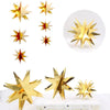 Gold Twinkle Star Paper Garlands