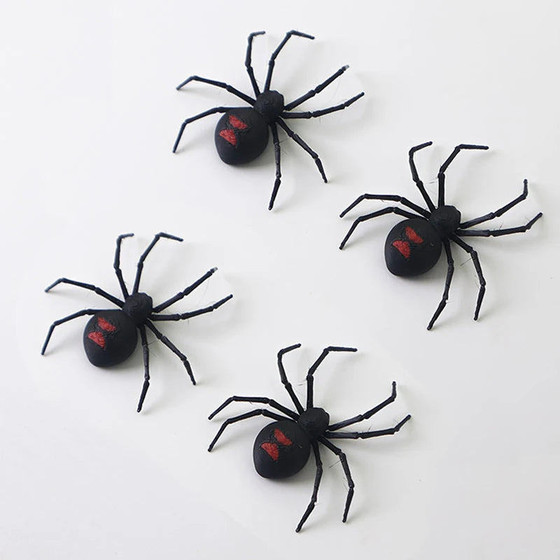 Magnetic Black Widow Spider Fridge Magnet – Halloween Decorative Sticker