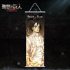A silk wall hanging featuring a character from Attack on Titan, titled Assault, against a dark background.