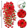Vibrant Artificial Morning Glory Vine Garland