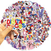 A circular sticker set featuring various characters from The Amazing Digital Circus