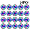 20 pieces of luminous LED coaster lights designed for bottles and glasses