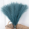 Un ramo de pampas artificial azul verdoso para decoración del hogar