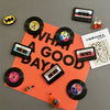 Retro Cassette Tape Fridge Magnets (Set of 4)