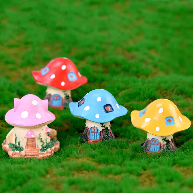 Miniature Fairy Garden Ornaments | Set of Resin Accents