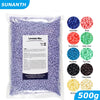 Bag of lavender wax beans for professional hair removal