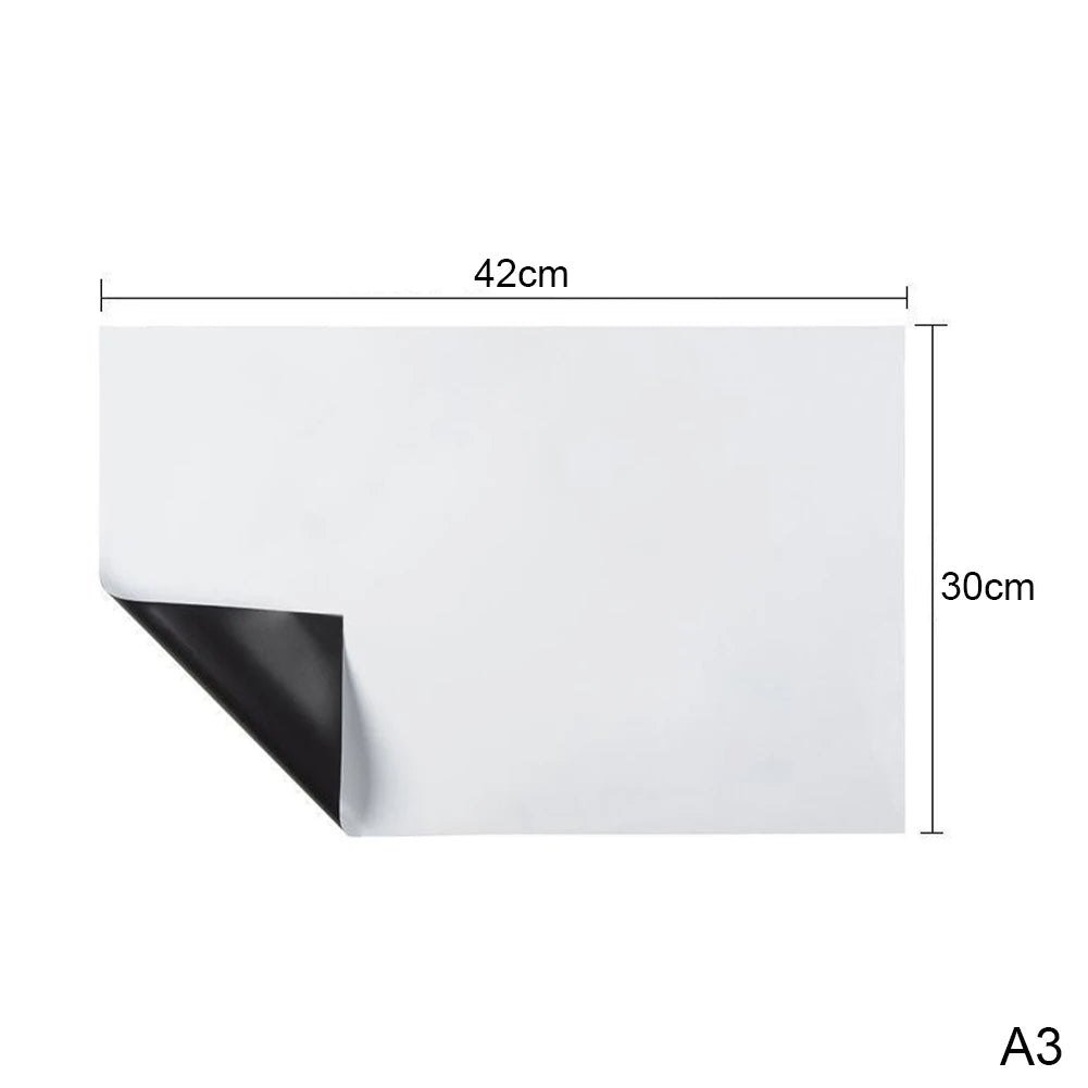 Weiße magnetische Whiteboard-Tafel, 42x30 cm.