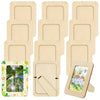 Unfinished Wooden Photo Frames for DIY Crafting and Display