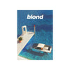 Album art for Blond featuring a white car on a blue water surface with a white structure and a striped pole.