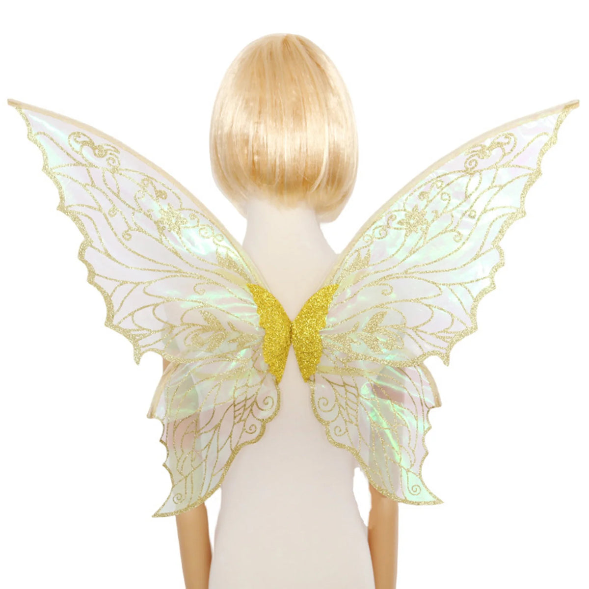 Gradient Fairy Wings with Elastic Shoulder Straps