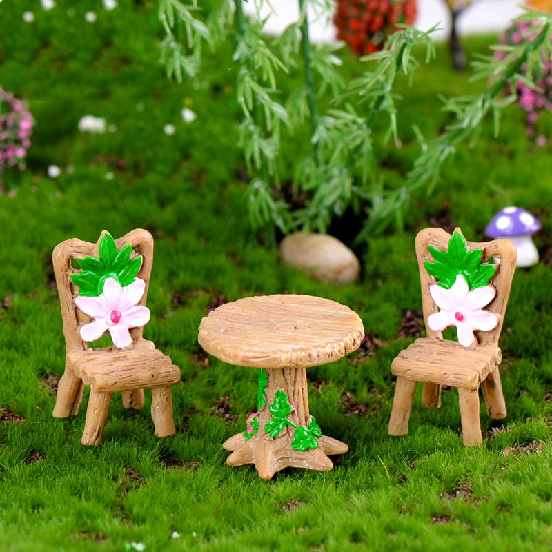 Miniature Fairy Garden Ornaments | Set of Resin Accents