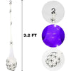 Halloween glowing spider web decoration with light-up eggs