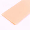 A sheet of pale peach colored soft tissue paper for gift wrapping or DIY crafts.