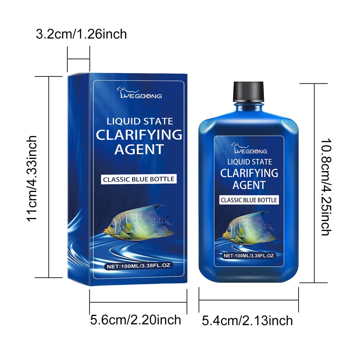 Multi-Enzyme Aquarium Water Clarifier – 100ml