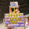 Giant Keycap Fidget Clicker Keychain Set