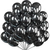 Un bouquet de ballons métalliques roses et or rose attachés ensemble