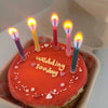 Rainbow Multicolor Birthday Candles Set of 12