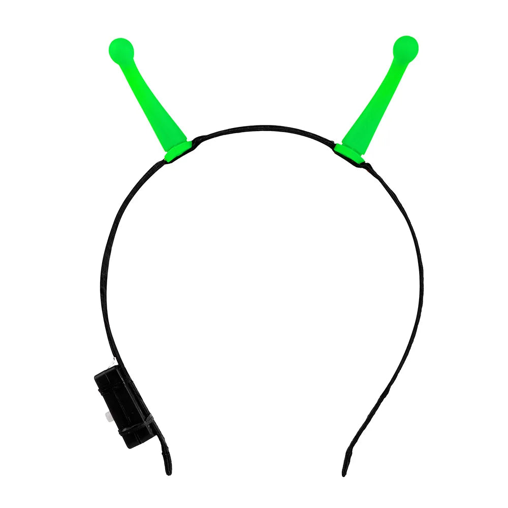 Glowing Alien Antenna Headband for Halloween & Cosplay