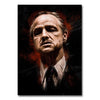 Classic Movie Character Abstract Canvas Art Print