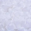Close-up texture of white simulation silk rose petals for event decor