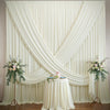 Wrinkle-Free Polyester Backdrop Curtain for Events & Photography
