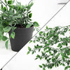 Artificial ivy garland with a potted plant used for home and event decoration.