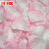 Pink silk rose petals used for weddings and events