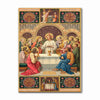 Peinture représentant la Cène avec Jésus et ses disciples.